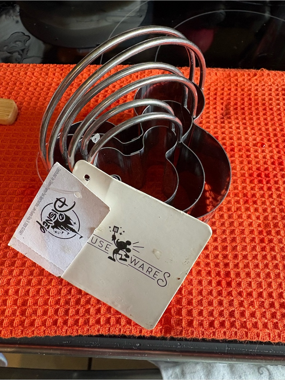 Disney Mickey Mouse Stainless Steel Cookie Cutters Set of 3 NWT